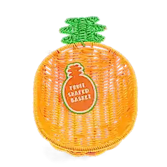 Summer fruit woven basket - Pineapple