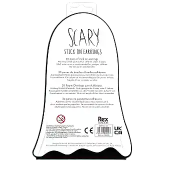 Stick on earrings (30 pairs) - Spooky