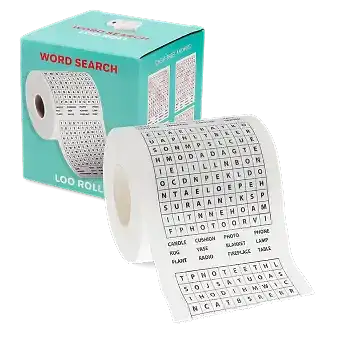 Word search loo roll
