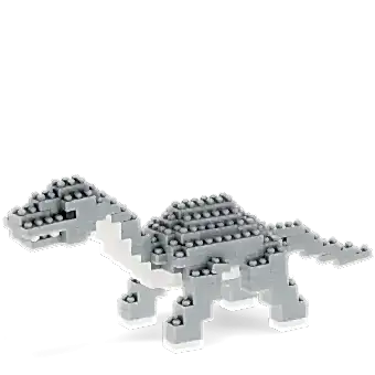 completed diplodocus model kit