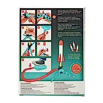 Air-powered rocket set 
