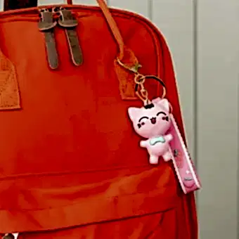 Keyring bag charm - Cat