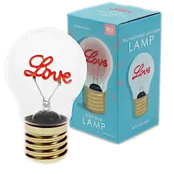 USB rechargeable light bulb lamp - Love