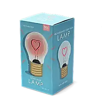 USB rechargeable light bulb lamp - Heart