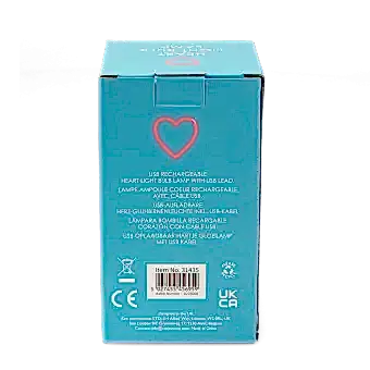 USB rechargeable light bulb lamp - Heart