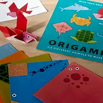 make your own origami paper in different colour