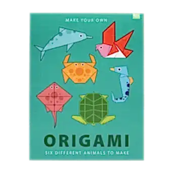 Make Your Own Origami kit featuring six different animals to make in packaging