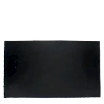 back of doormat in black rubber