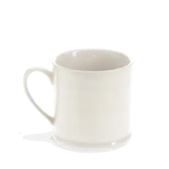 Stoneware mug with handle 