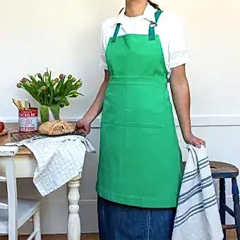 Two-tone utility apron - Green
