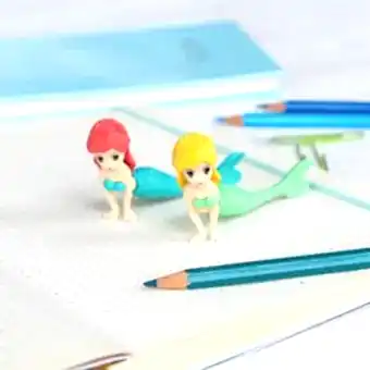 Erasers (set of 2) - Mermaid