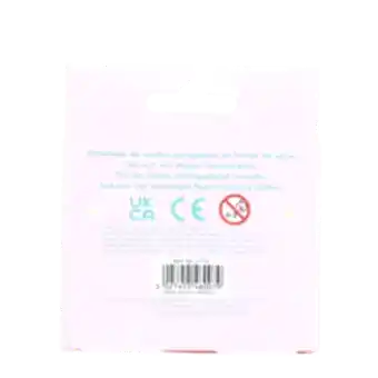 Back of bunny highlighters showing descriptions and safety warnings.