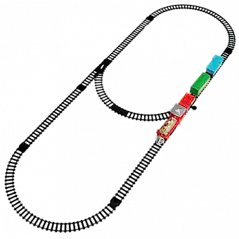 Traditional Miniature Battery Operated Train Set