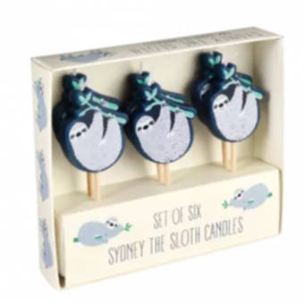 Sydney The Sloth Party Candles