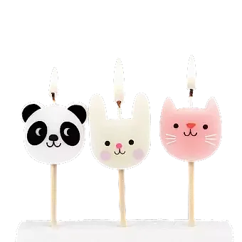 Miko And Friends Party Candles