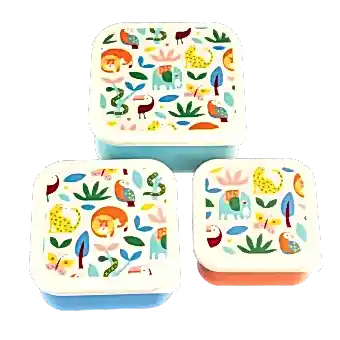 Wild Wonders Snack Boxes (set Of 3)