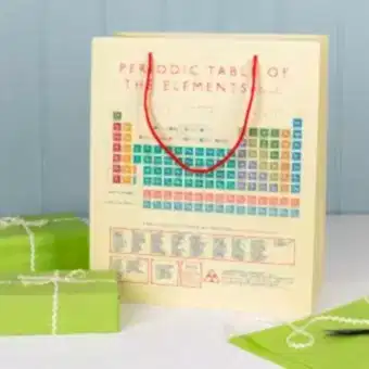 Large Periodic Table Gift Bag