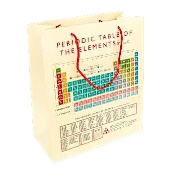 Large Periodic Table Gift Bag