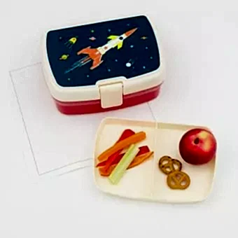 Space Age Lunch Box With Tray