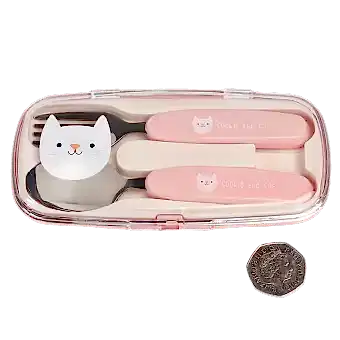 Cookie The Cat Cutlery Set