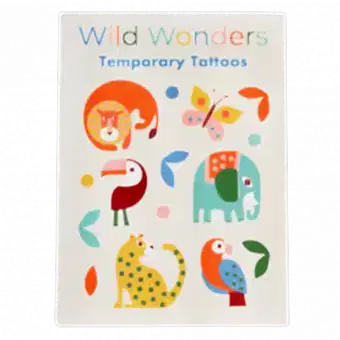 Wild Wonders Temporary Tattoos (2 Sheets)