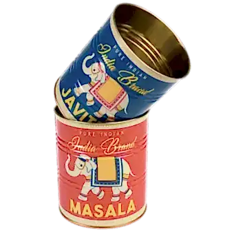 Masala And Javitri Storage Tins (set Of 2)