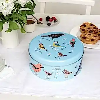 Garden Birds Cake Tin