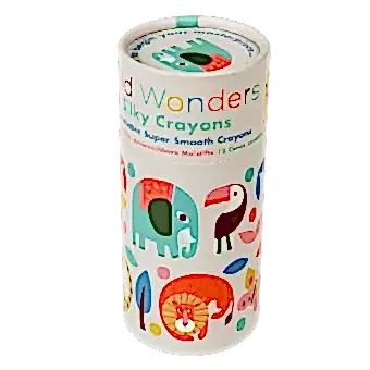 Wild Wonders Silky Crayons (set Of 12)