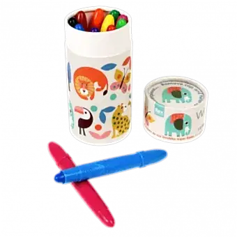 Wild Wonders Silky Crayons (set Of 12)