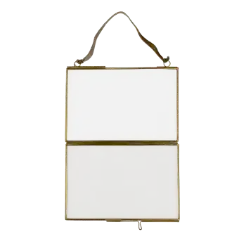 Landscape Hanging Brass Frame 15x10cm