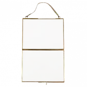 Landscape Hanging Brass Frame 20x15cm