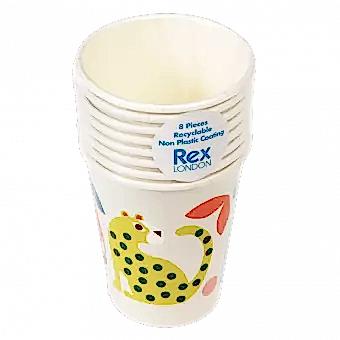 Wild Wonders Paper Cups (pack Of 8)