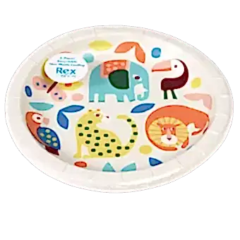 Wild Wonders Paper Plates (pack Of 8)