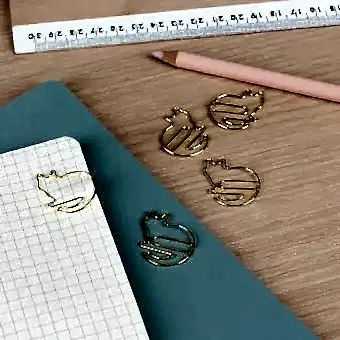 Nine Lives Paper Clips (set Of 5)