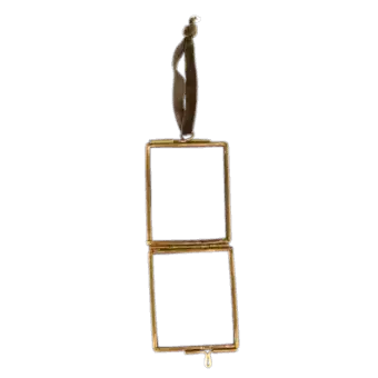Brass Hanging Frame 4.5x5.5cm