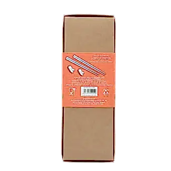 Dog-themed chopsticks set with two ceramic rests in a gift box.