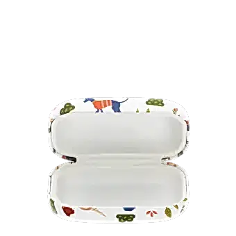 Mini travel case with open case 