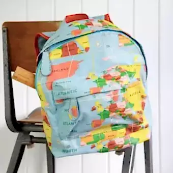 World Map Mini Backpack
