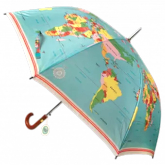 World Map Umbrella