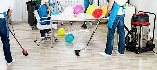 expert cleaners performing after party cleaning expert cleaners performing after party cleaning
