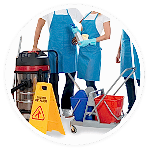 cleaning experts with equipements cleaning experts with equipements